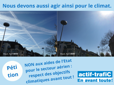 Petition gegen Staatshilfe für den Flugverkehr ohne Klimaziele!