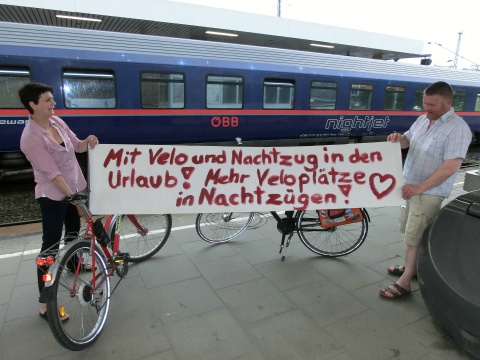 Unterstützer der Aktion in Hamburg