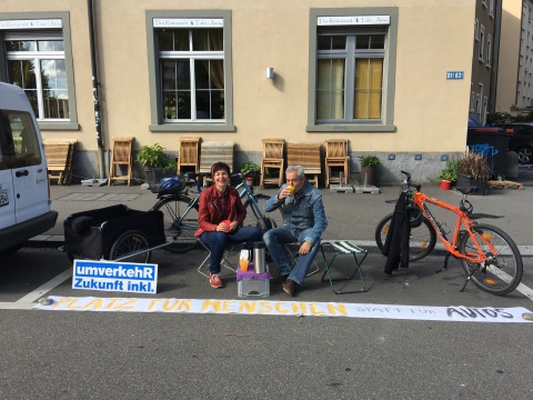 Zürich: Platz für Menschen statt für Autos